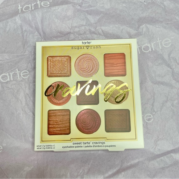 Tarte Sugar Rush Sweet Tarte Cravings Eyeshadow Makeup Palette NWT NIB Full Size - Picture 8 of 13